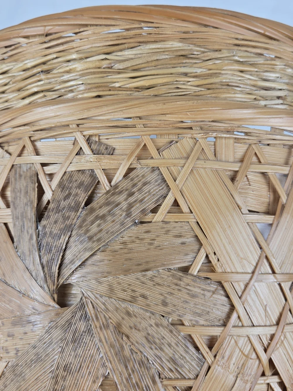 Vintage woven bamboo
